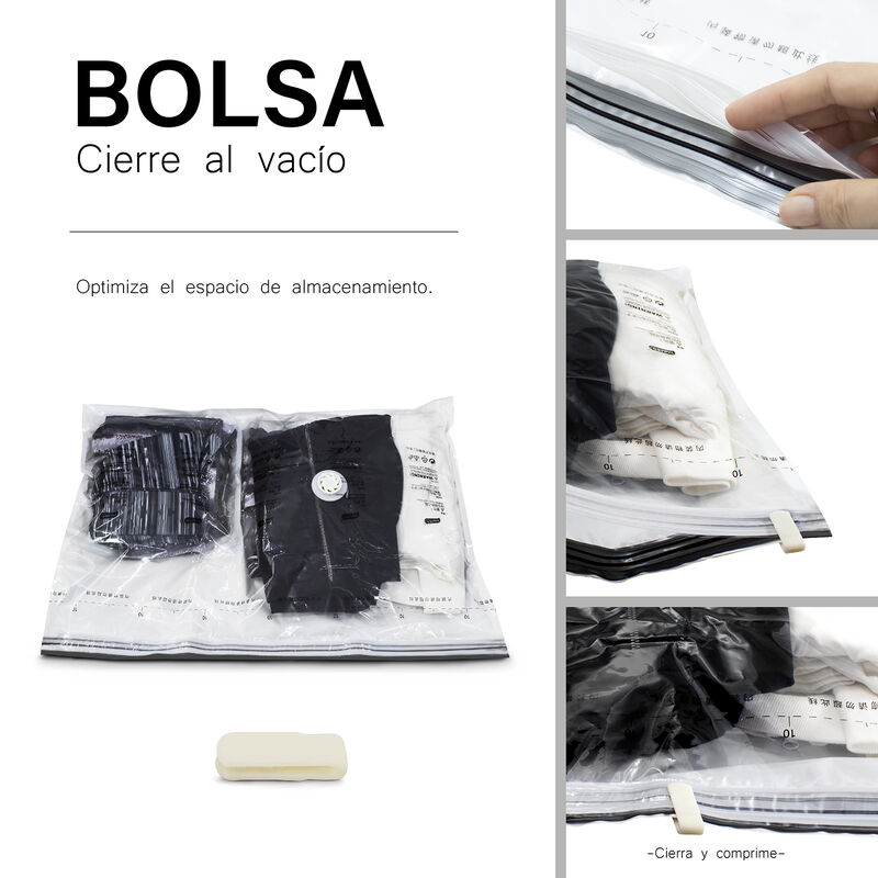 Set de 12 Bolsas de Almacenamiento al Vac&iacute;o image number null