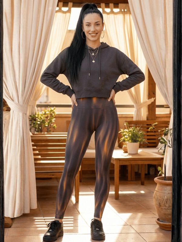 Leggings Deportivos Tie-Dye Mujer para Yoga y G... image number null