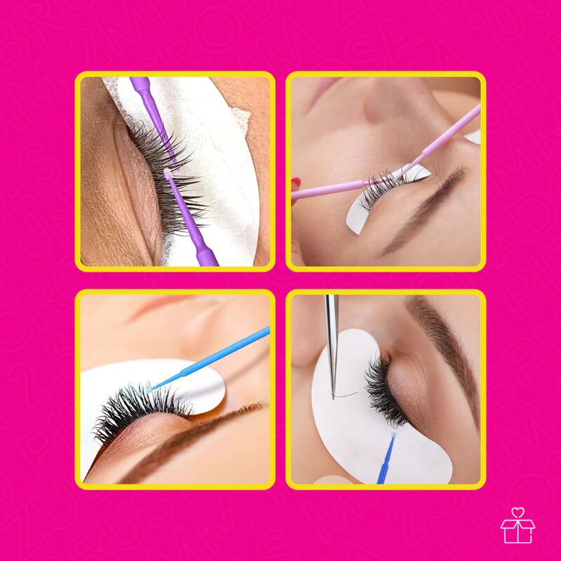 Pack 2 Microbrush Pesta&ntilde;as Punta Fina Mayoreo 1... image number null