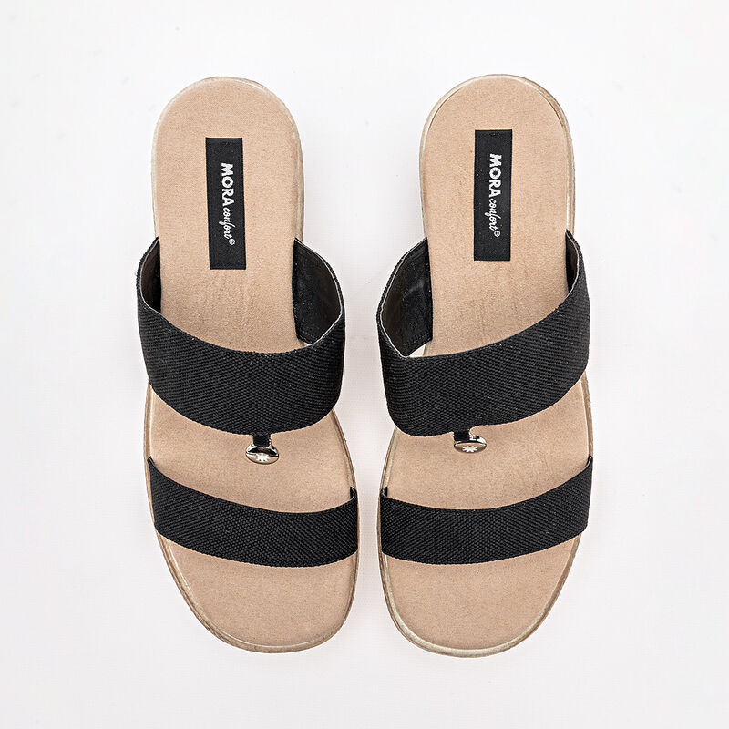Mora Confort Sandalia para mujer negro image number null