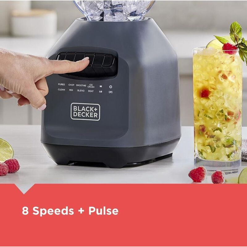 LICUADORA BLACK+DECKER BL2209PB 8 VELTRITURA HI... image number null