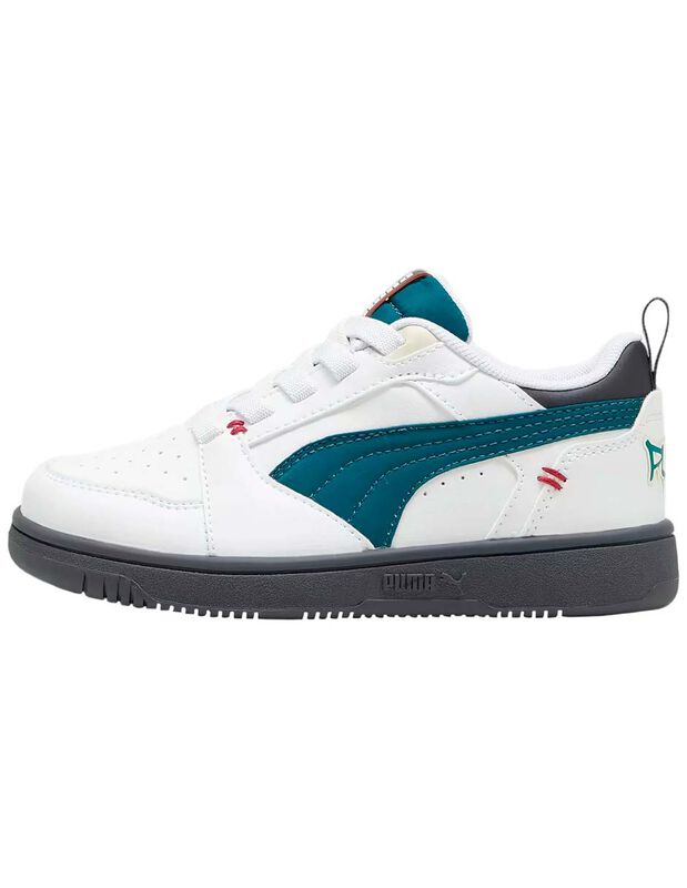 Tenis Ni&ntilde;o Puma Rebound V6 Blanco 39794301 image number null