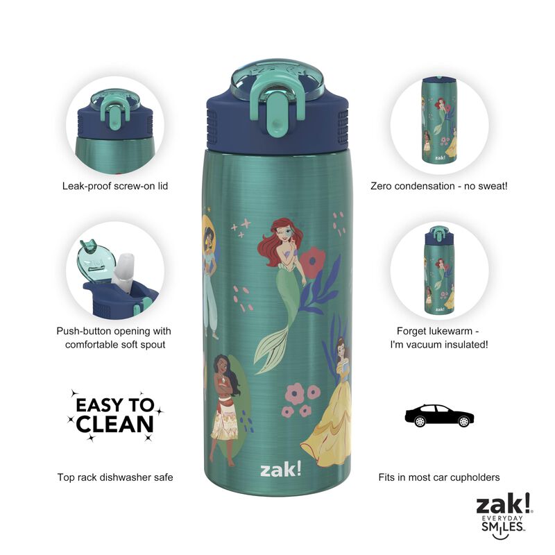 Botella De Agua Zak Designs Disney Princess 560... image number null