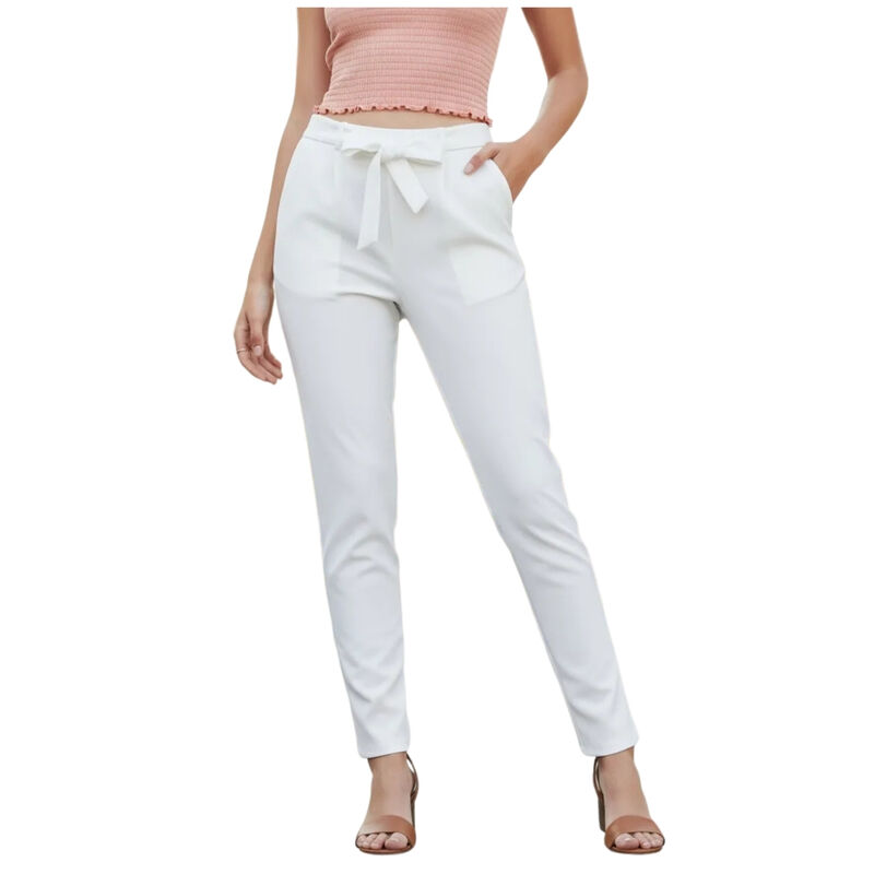 Pantal&oacute;n Cintura Ajustable Blanco Love Tree Tal... image number null