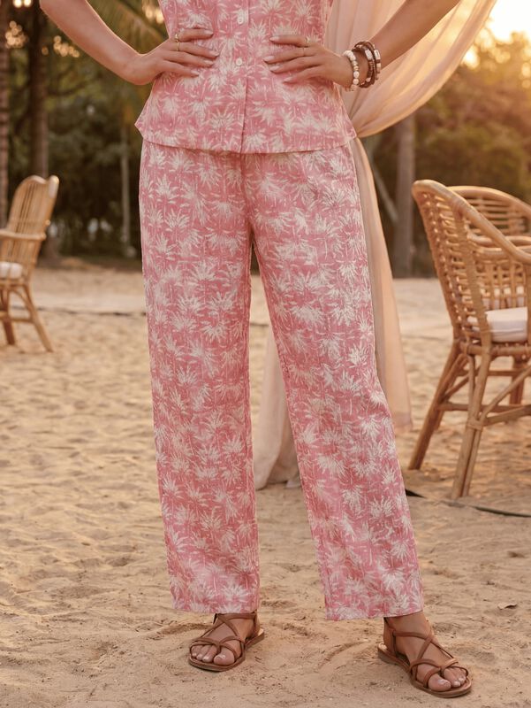 Conjunto De Dos Piezas Pantalon Y Camisa Malabi... image number null
