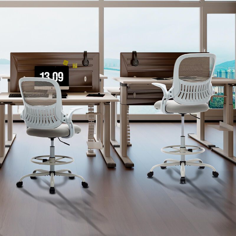 Silla Alta Ergon&oacute;mica Para Escritorio De Oficin... image number null