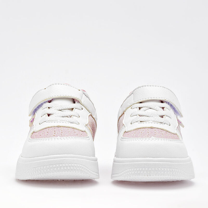 Moramora tenis para BEB&Eacute; blanco rosa cod 140662... image number null