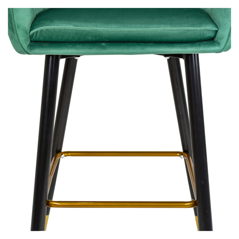 Sillas Altas Tapizadas Banco Terciopelo Velvet ... image number null