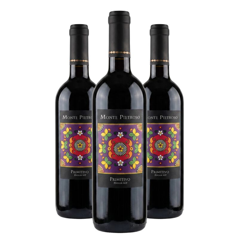 Vino Tinto Monte Pietroso Primitivo Puglia Igt ... image number null