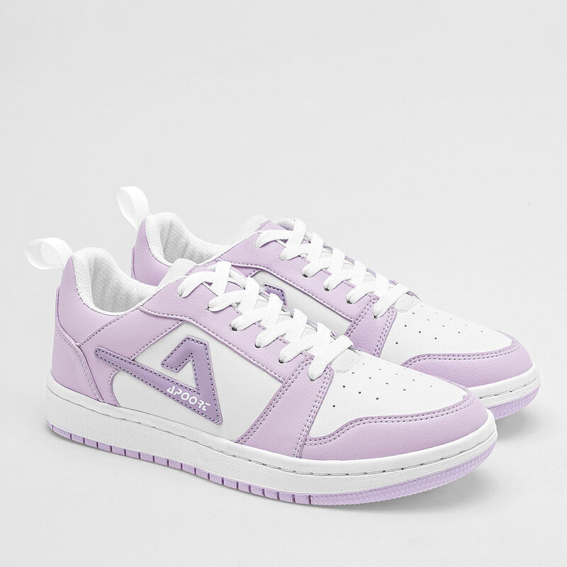 Apoort Tenis urbano para mujer blanco lila image number null