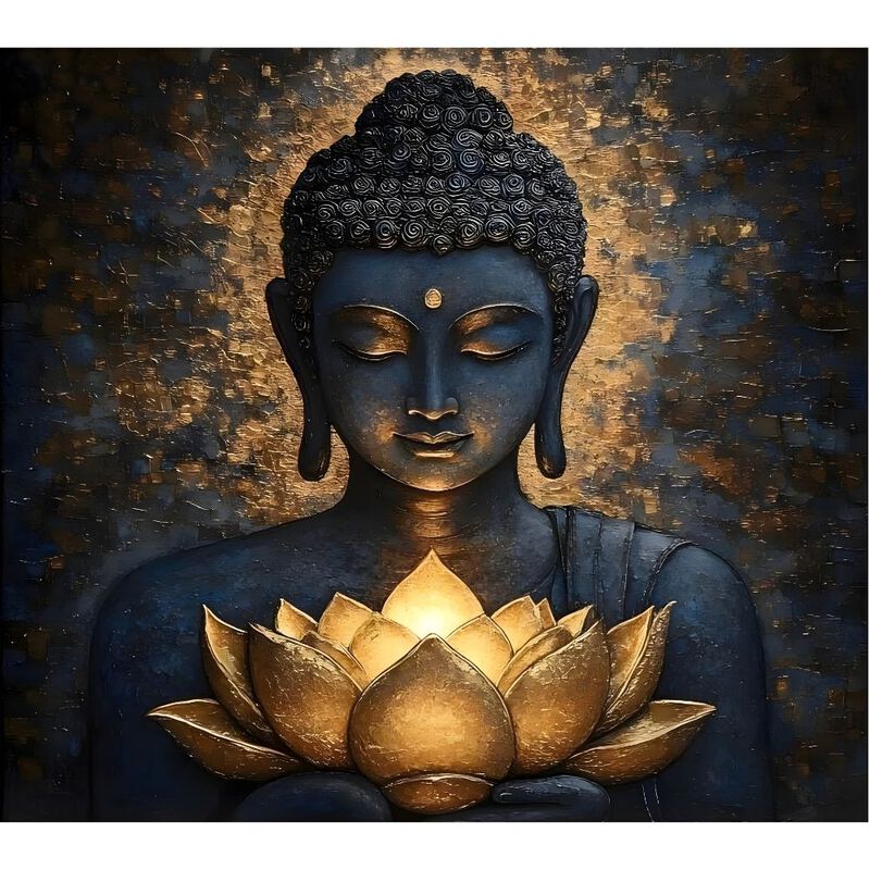 Cuadro Decorativo Espiritual 60x80cm Meditaci&oacute;n... image number null