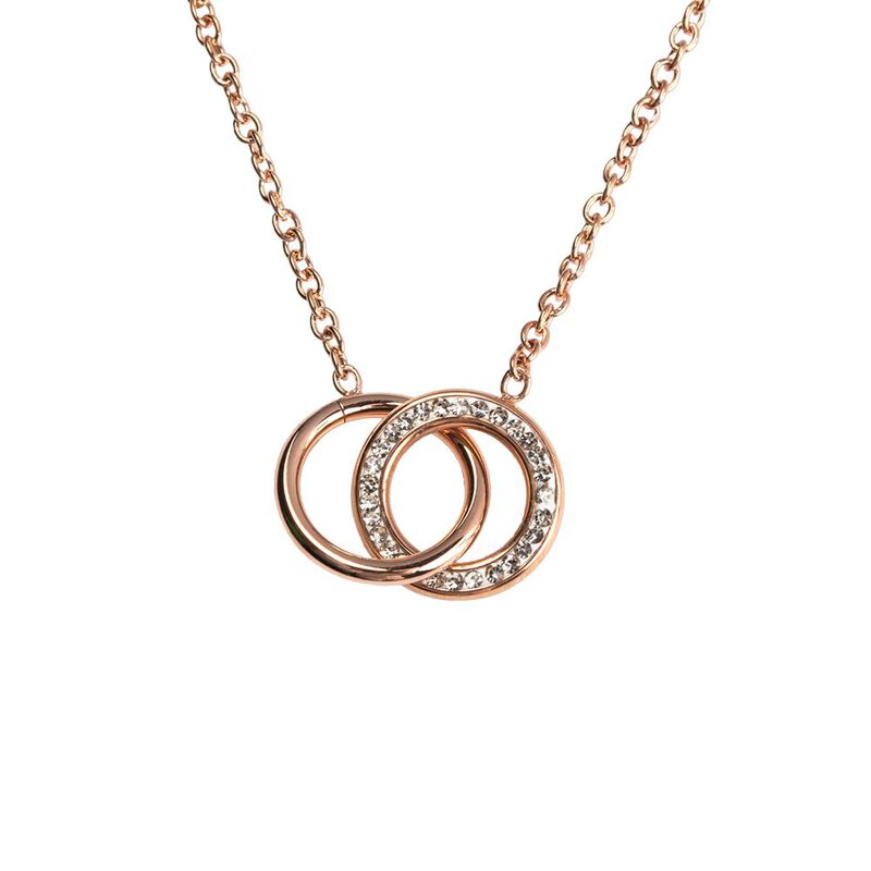 Set Joyer&iacute;a Mujer Acero Inoxidable Zirconias Re... image number null