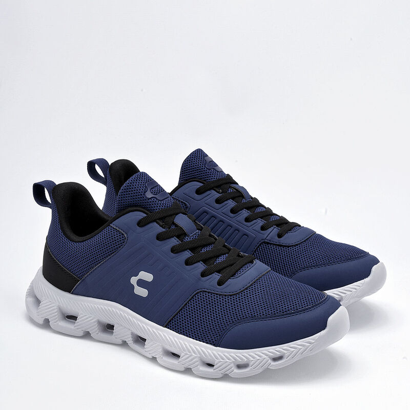 Charly Tenis urbano para hombre. Marino negro, ... image number null