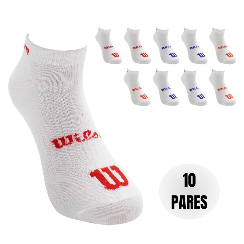 Wilson 10 Pares de Tines para Ni&ntilde;o, Color Blanc... image number null