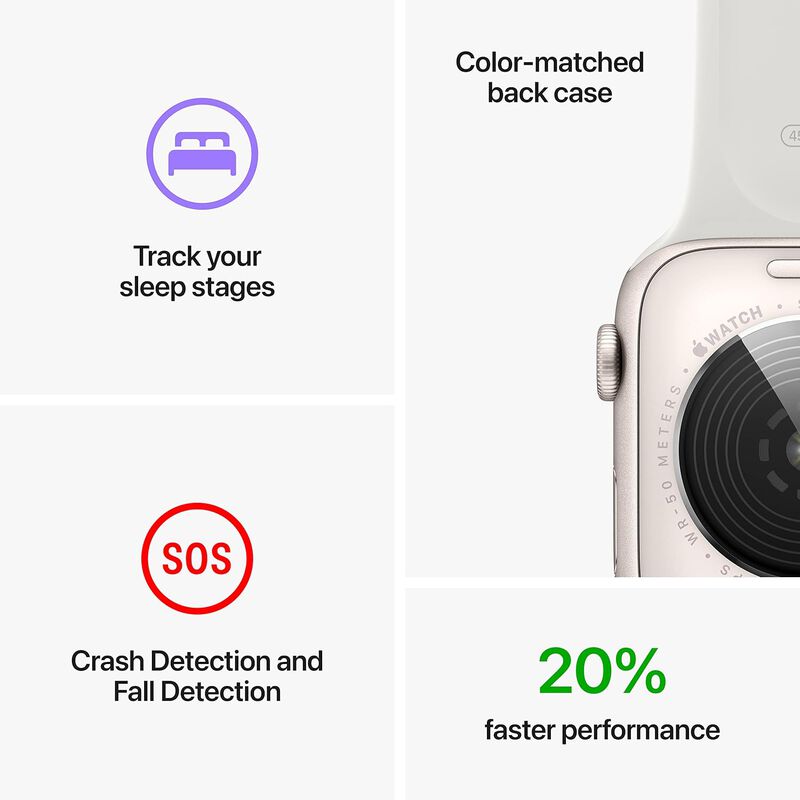 Apple Watch SE Segunda generaci&oacute;n 40mm Starligh... image number null
