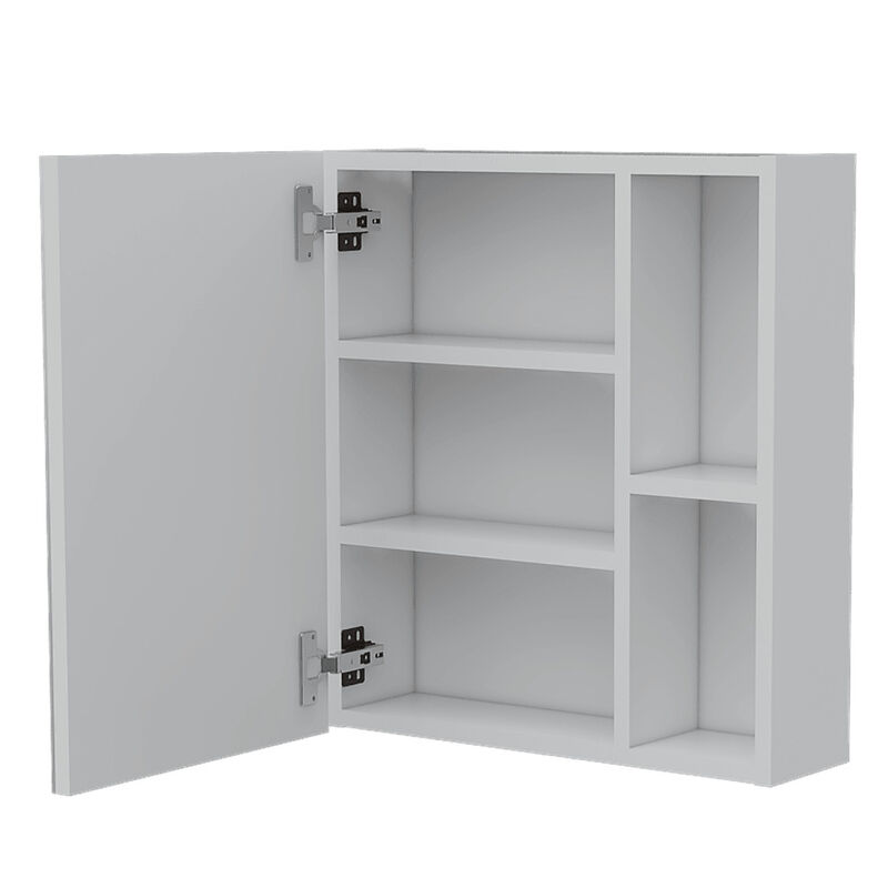Gabinete De Ba&ntilde;o Labell Blanco Virtual Muebles image number null
