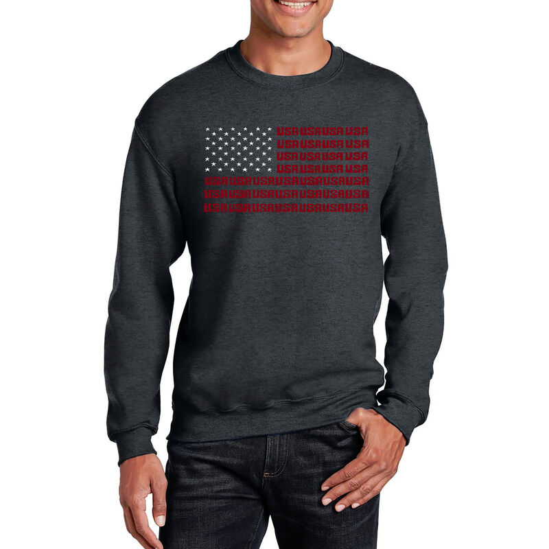 Sudadera De Cuello Redondo Word Art Para Hombre... image number null