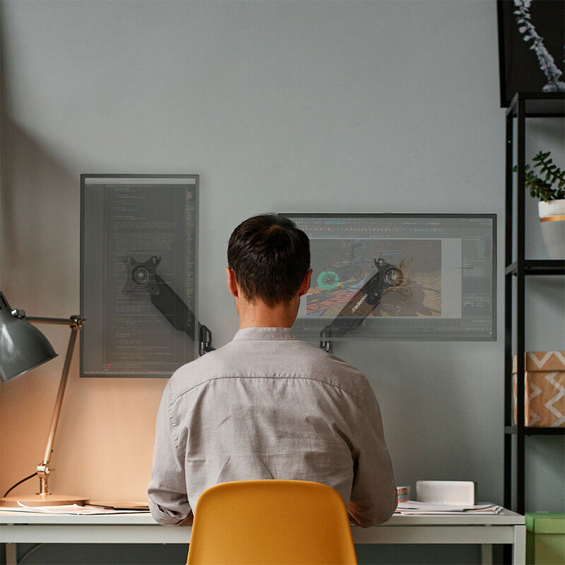 Soporte para 2 Monitores de Pared Brazo M&oacute;vil H... image number null