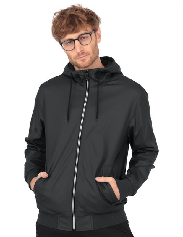 Chamarra Caballero Afelpada Capucha Verde Milit... image number null