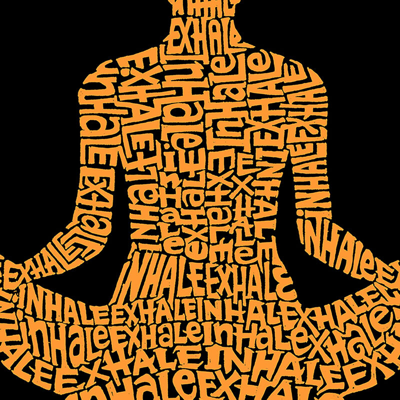 Camiseta Word Art Para Mujer - Inhala &middot; Exhala-... image number null