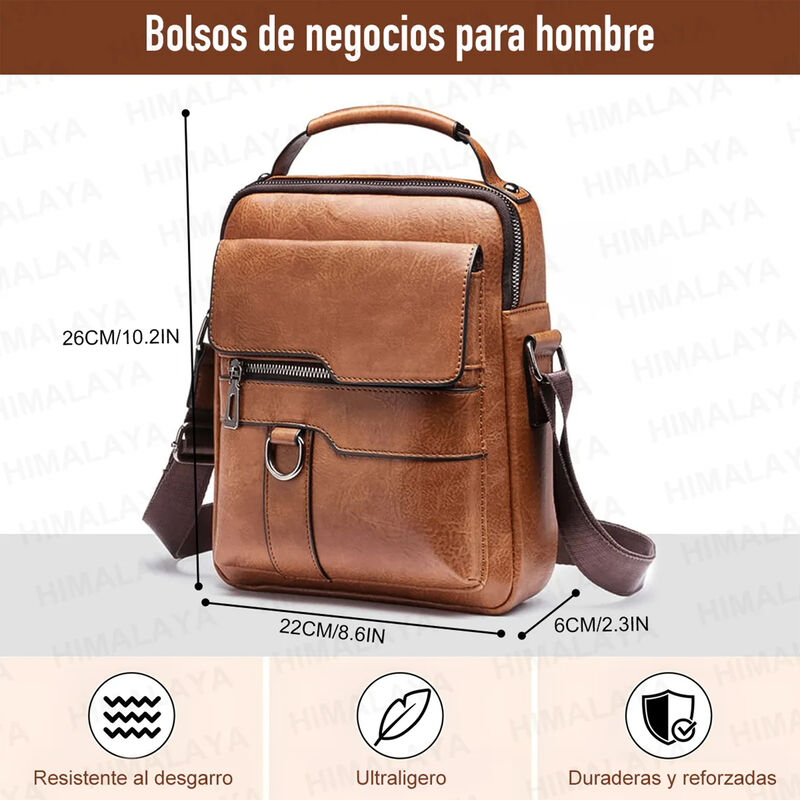 Bolso Mariconera Hombre con Billetera Incluida image number null