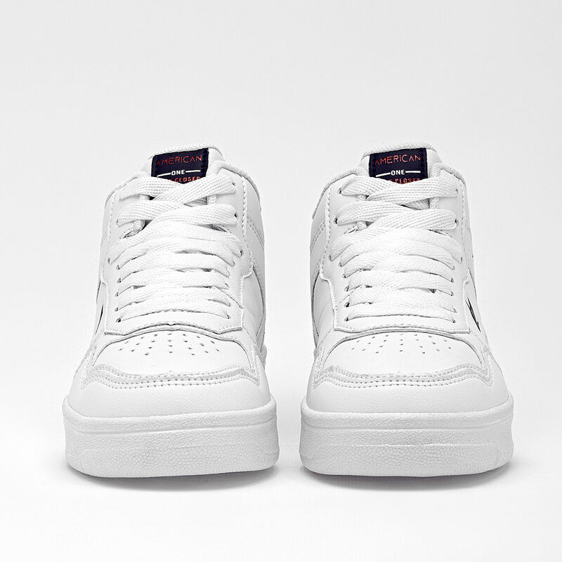 American Fire tenis para ni&ntilde;o blanco rojo cod 1... image number null