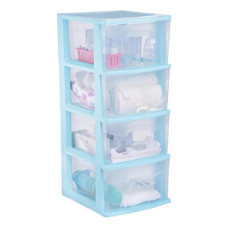 Caja Pl&aacute;stico Organizador Cajonera 4 Cajones Al... image number null