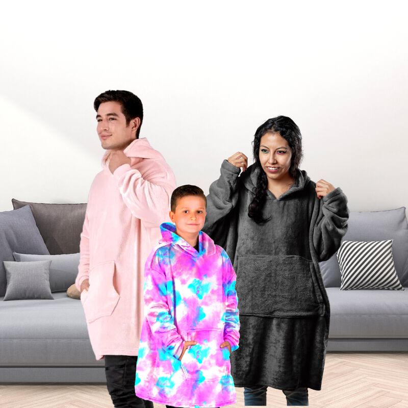 Pijama Adulto Unitalla Sudadera  Cobija Gigante... image number null