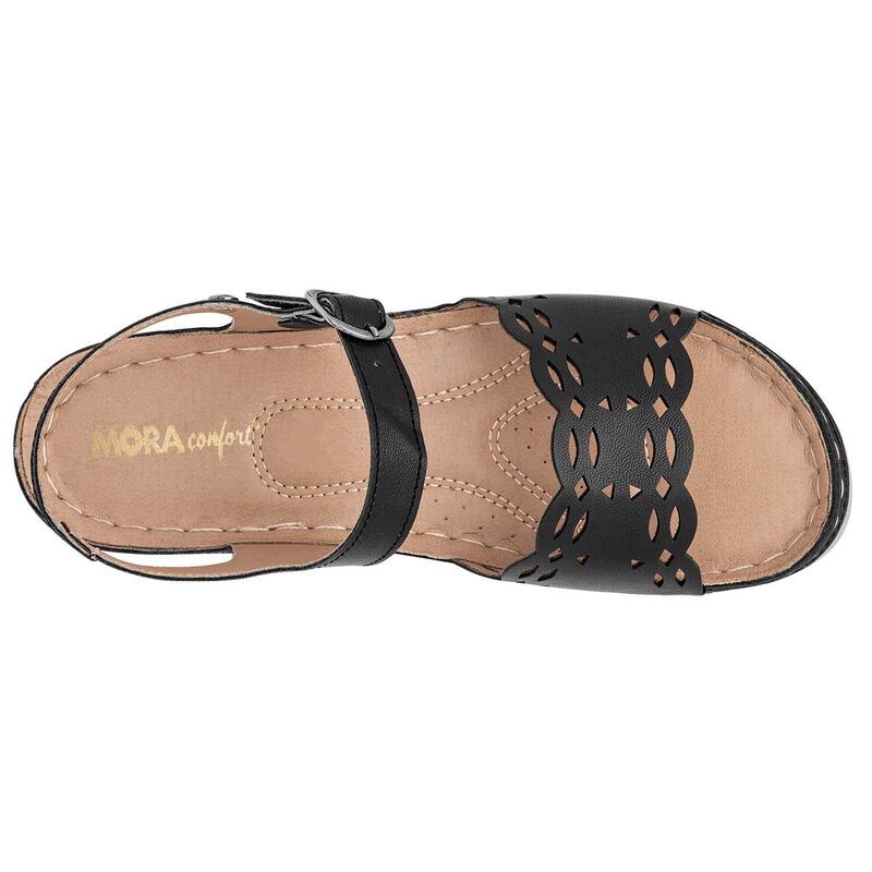 Mora Confort Sandalia para mujer negro image number null