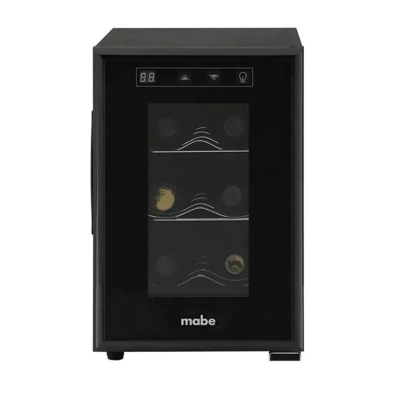 Cava Enfriador De Vinos Mabe 6 Botellas Negro M... image number null
