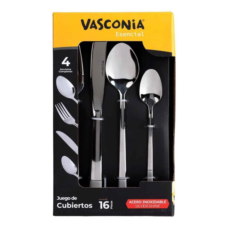 Juego De Cubiertos Vasconia Marble Cub16 Acero ... image number null
