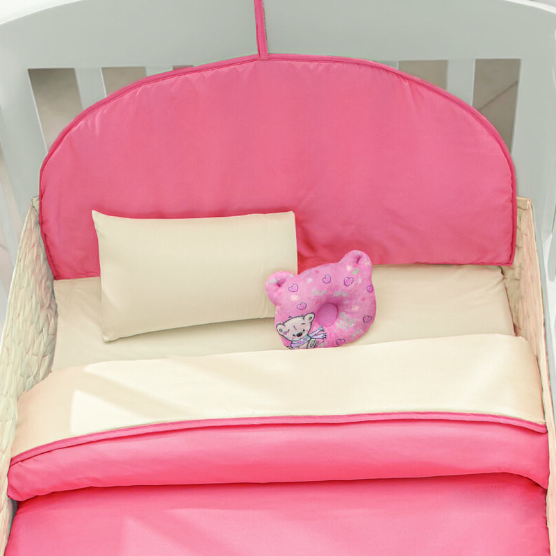 Edred&oacute;n Ligero Deep Rose Cama Cuna Corral | Bab... image number null