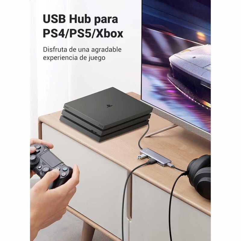 Cable HUB Adaptador UGREEN USB 3.0 puertos 5 en... image number null