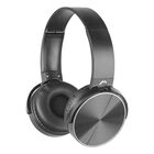Aud&iacute;fonos Diadema Mitzu Mh-8097Bk Acabados Met&aacute;licos / Negro End