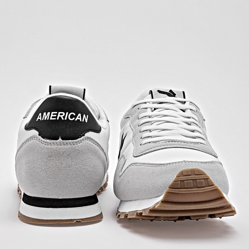 American Fire Tenis urbano para hombre blanco g... image number null