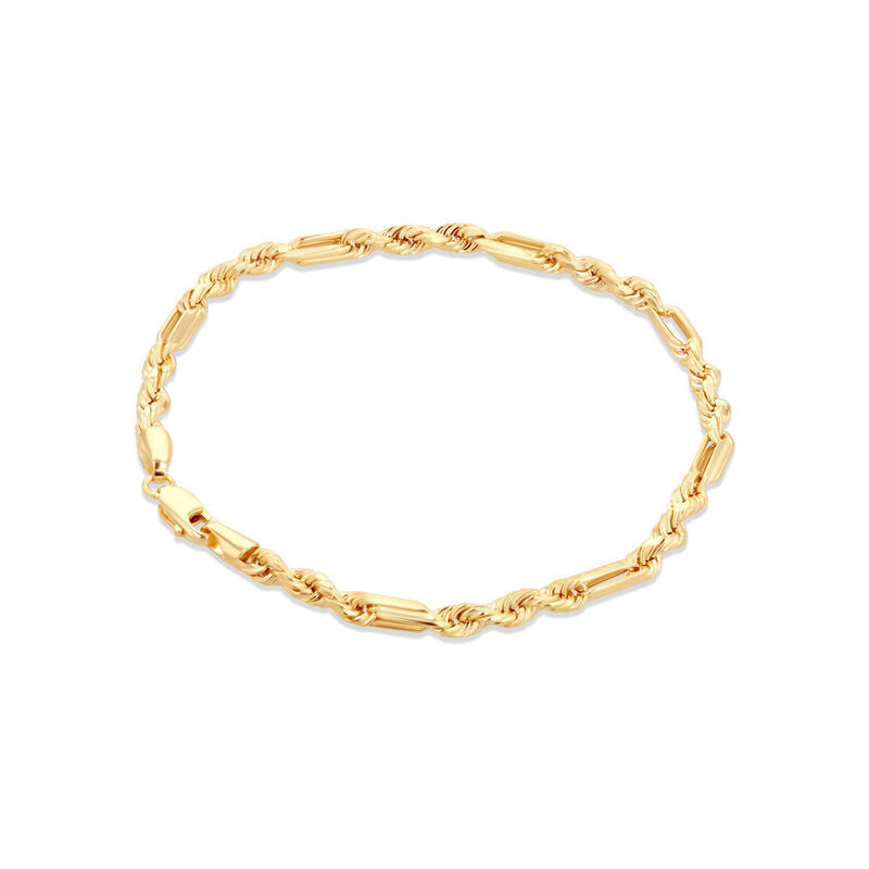Pulsera Oro Amarillo 14k F&iacute;garo Torsal 20 cm 3.... image number null