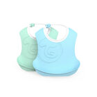 Babero 4+m Twistshake 2pz Azul Verde Pastel Babero 4+m Twistshake 2pz Azul Verde Pastel