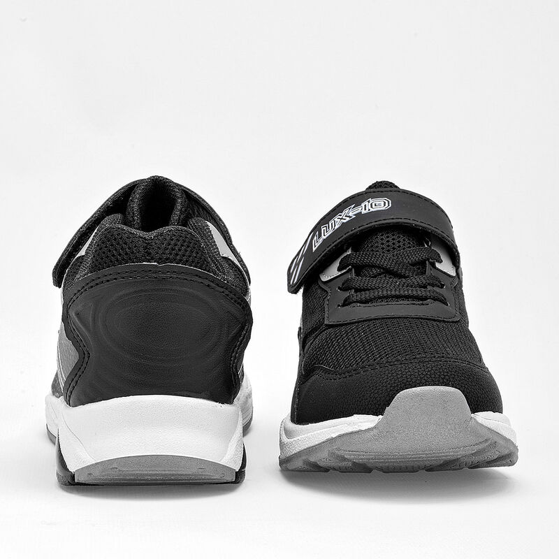 Lux-10 Tenis urbano para ni&ntilde;o. Negro gris image number null