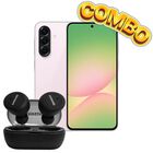 Combo Galaxy A56 5G Dual 256GB/12RAM Rosa + Aud&iacute;fonos