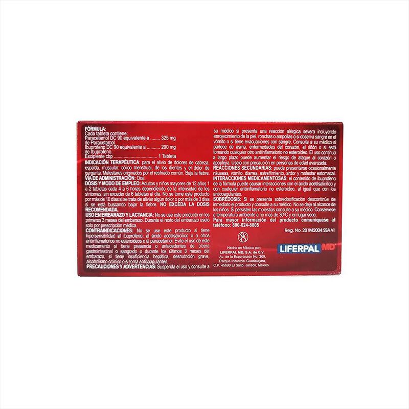 Dualgos 200/325 Mg 20 Tableta(s) image number null