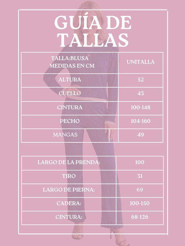 Conjunto 2 Piezas Blusa de Manga Larga y Pantal... image number null