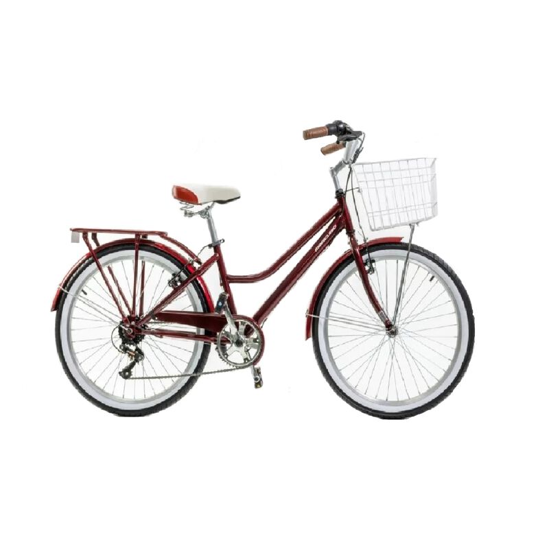 Bicicleta Mercurio Urbana Country R24 Marr&oacute;n Me... image number null