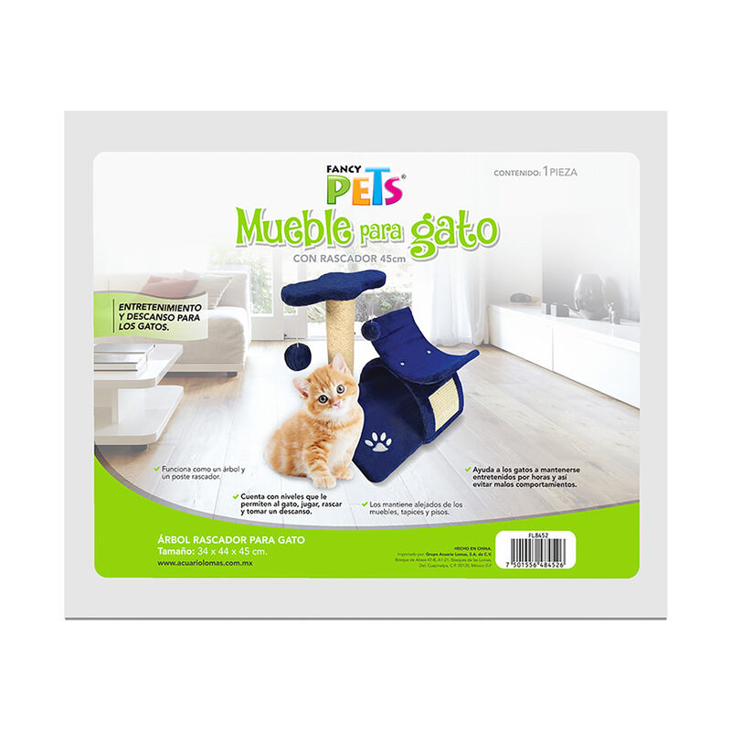 Fancy Pets Mueble Rodas Para Gato 45Cm image number null