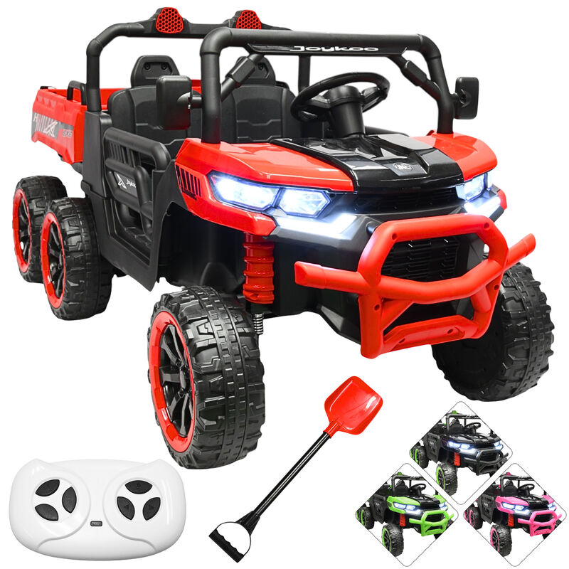 Montable El&eacute;ctrico para Ni&ntilde;os Tractor 6x6 Caja ... image number null