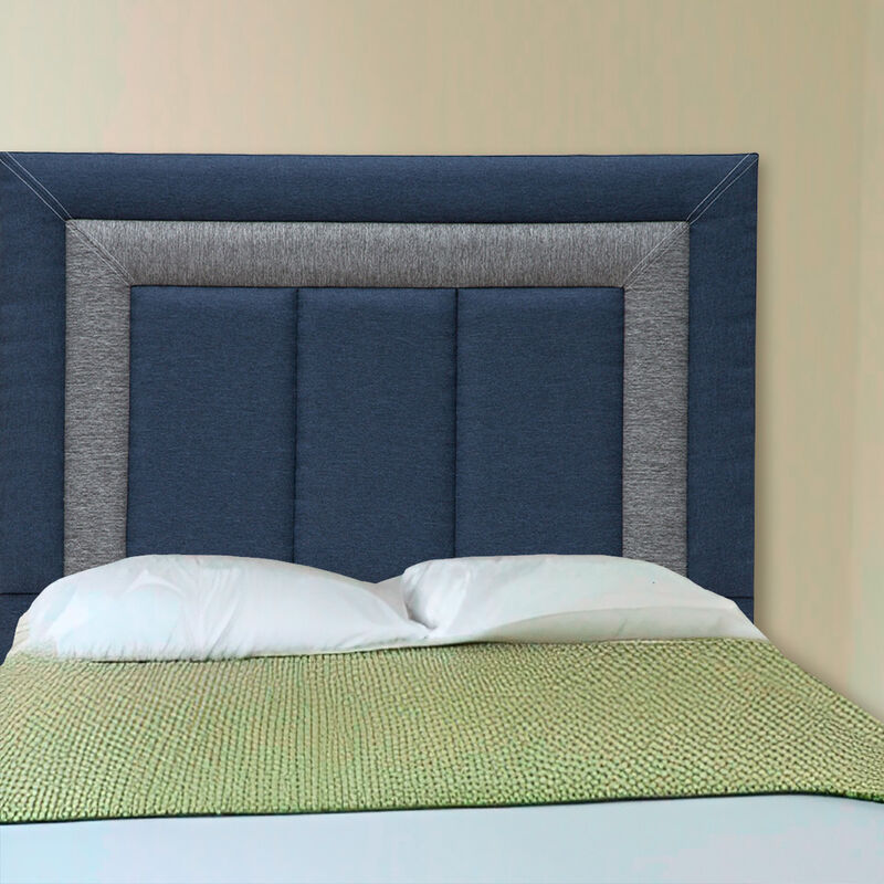 Cabecera King Size Dicasa Bora Azul-Gris image number null