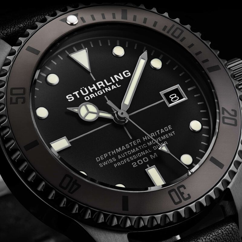 Reloj Stuhrling para hombre autom&aacute;tico suizo 88... image number null