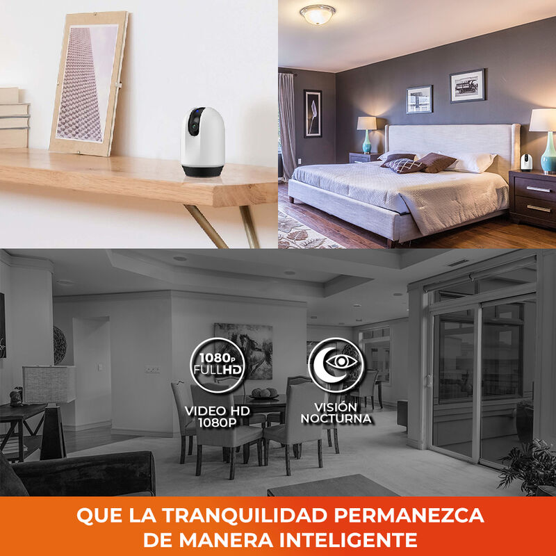 C&aacute;mara de Monitoreo Inteligente WiFi Interiores... image number null