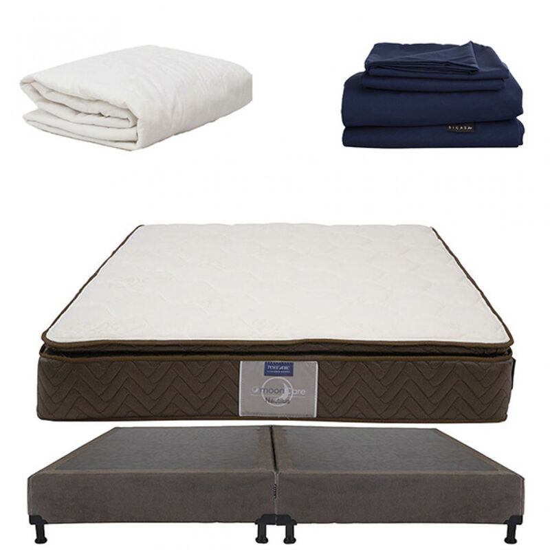 Colch&oacute;n King Size Restonic Nautilus+S&aacute;banas Dic... image number null