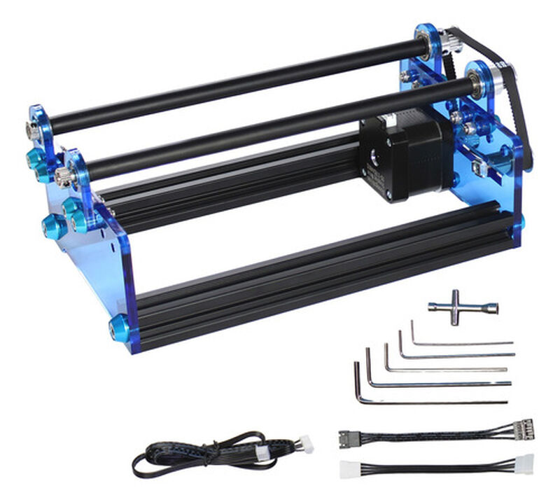 Grabador L&aacute;ser  Rodillo Giratorio Cnc Latas Ter... image number null