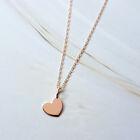 Dije coraz&oacute;n Amore de plata con ba&ntilde;o de oro rosa y cadena